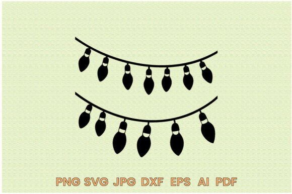 Download Holiday Lights Silhouette Illustration - Lights silhouette Collection