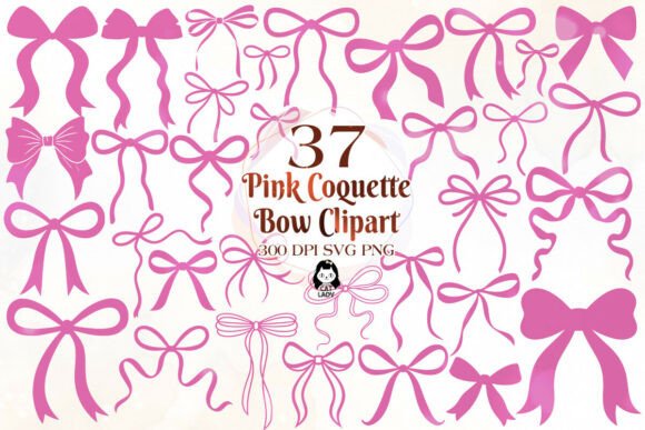Download Pịnk Coquette Bow Clipart SVG PNG Bundle - Svg png bundle Collection
