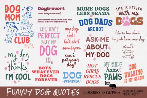 Download Dog Funny Quote SVG PNG Bundle - Svg png bundle Collection